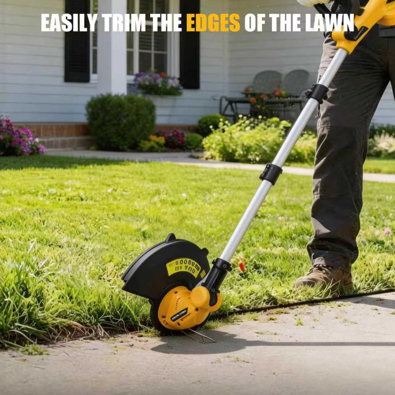 Retek Cordless String Trimmer with flower guard feature