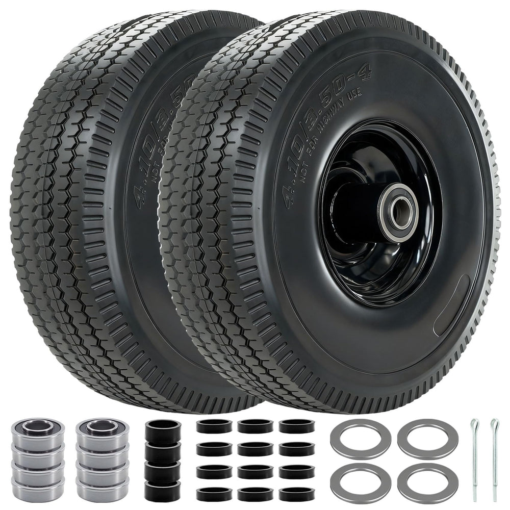 RETOTLA 10-inch flat-free tire front view