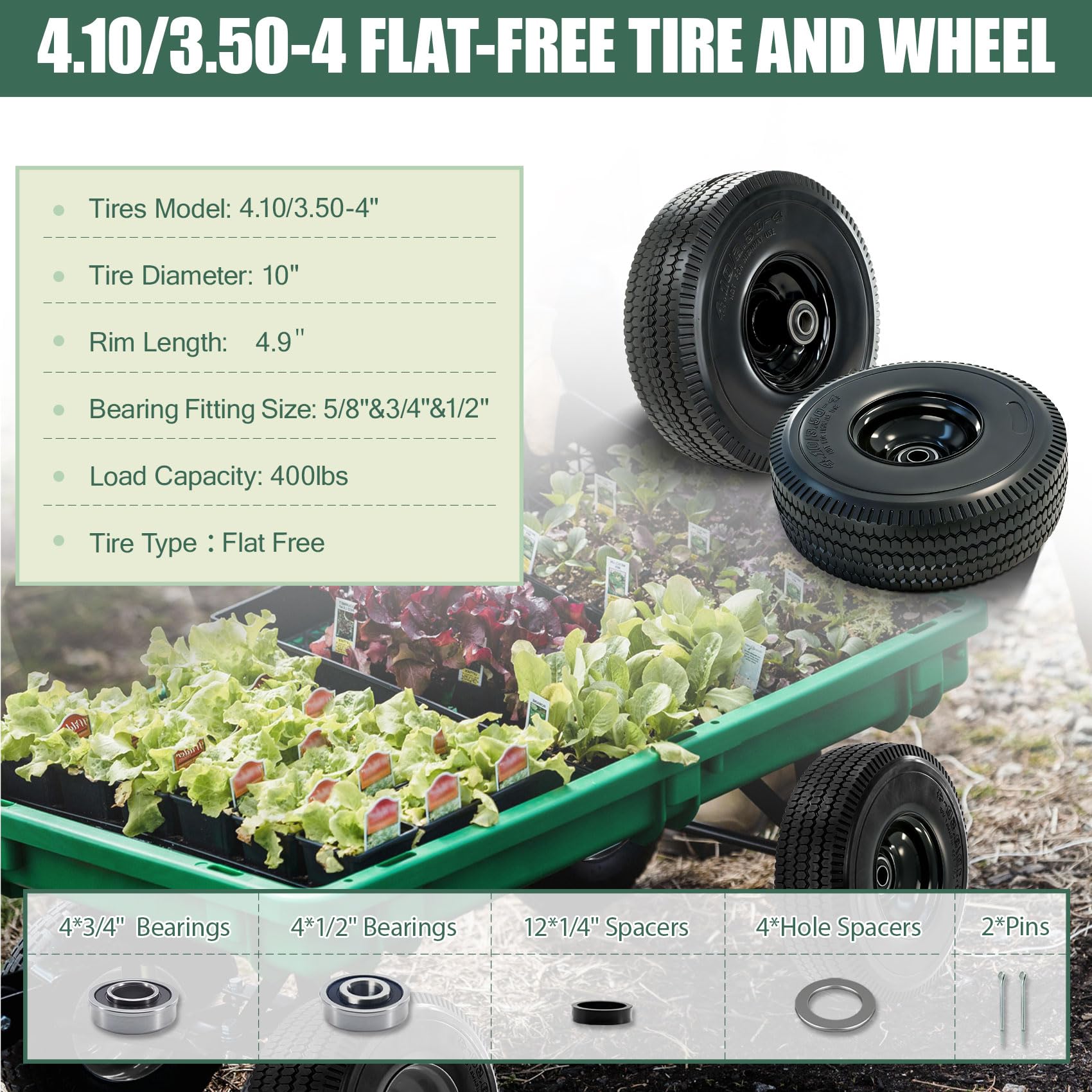 RETOTLA solid tire side view showing tread