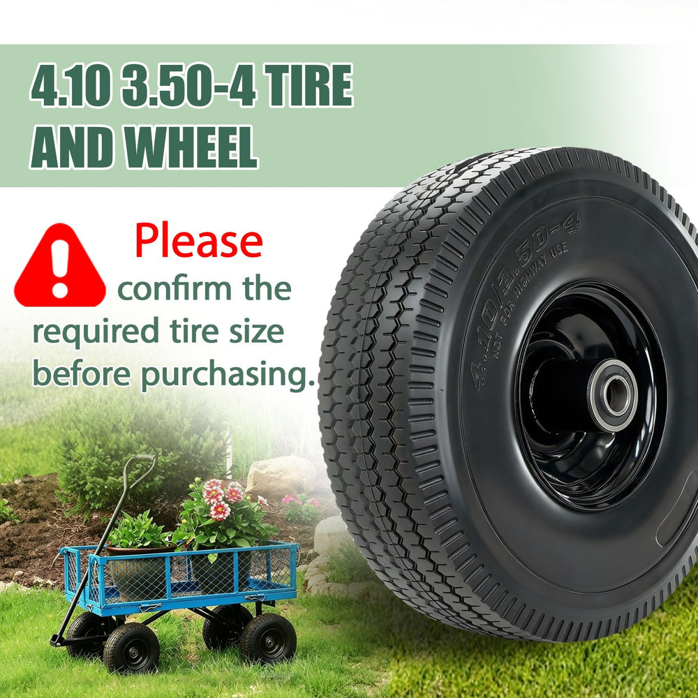 RETOTLA tire being installed on a dolly
