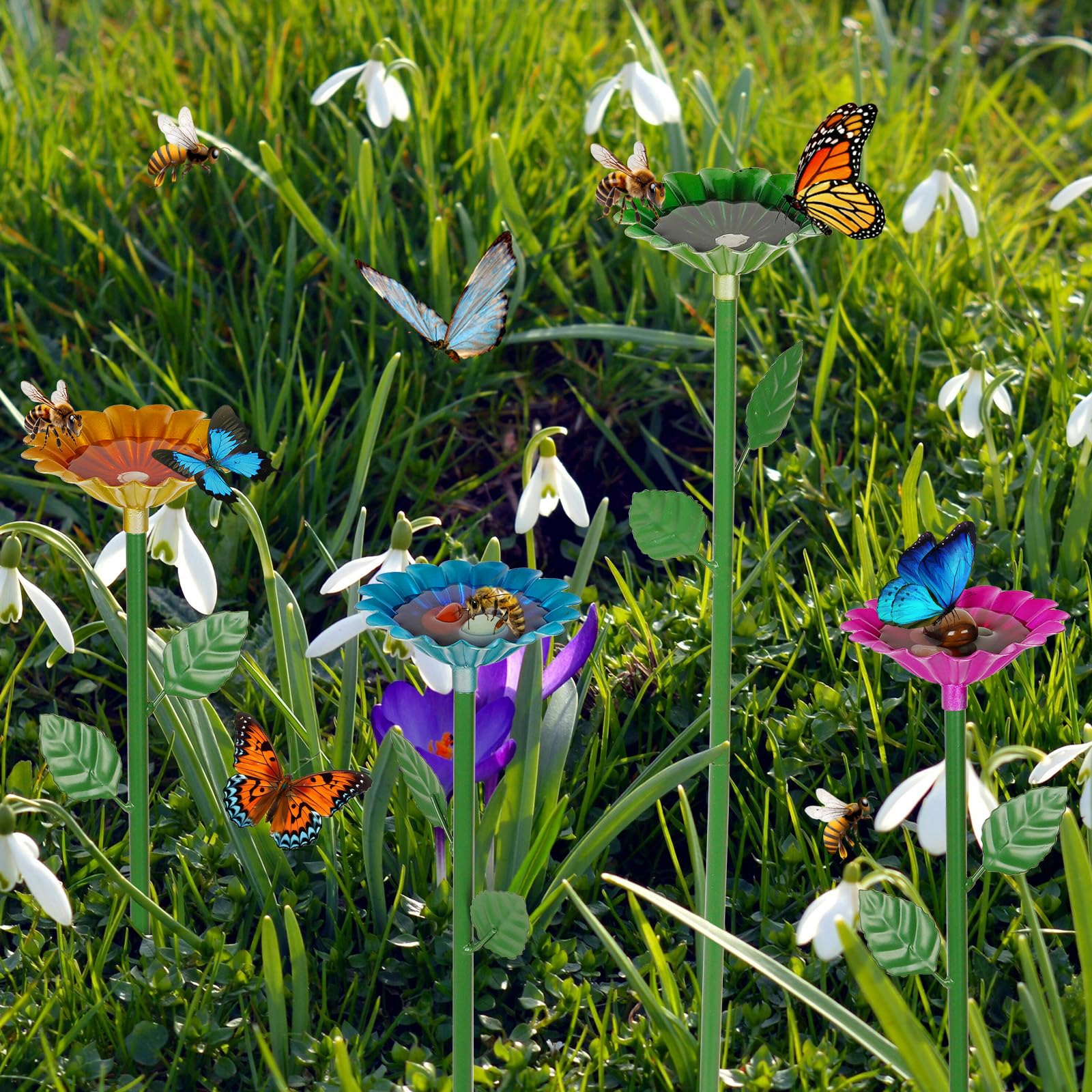 Retyion Bee Watering Station package showing all four colours