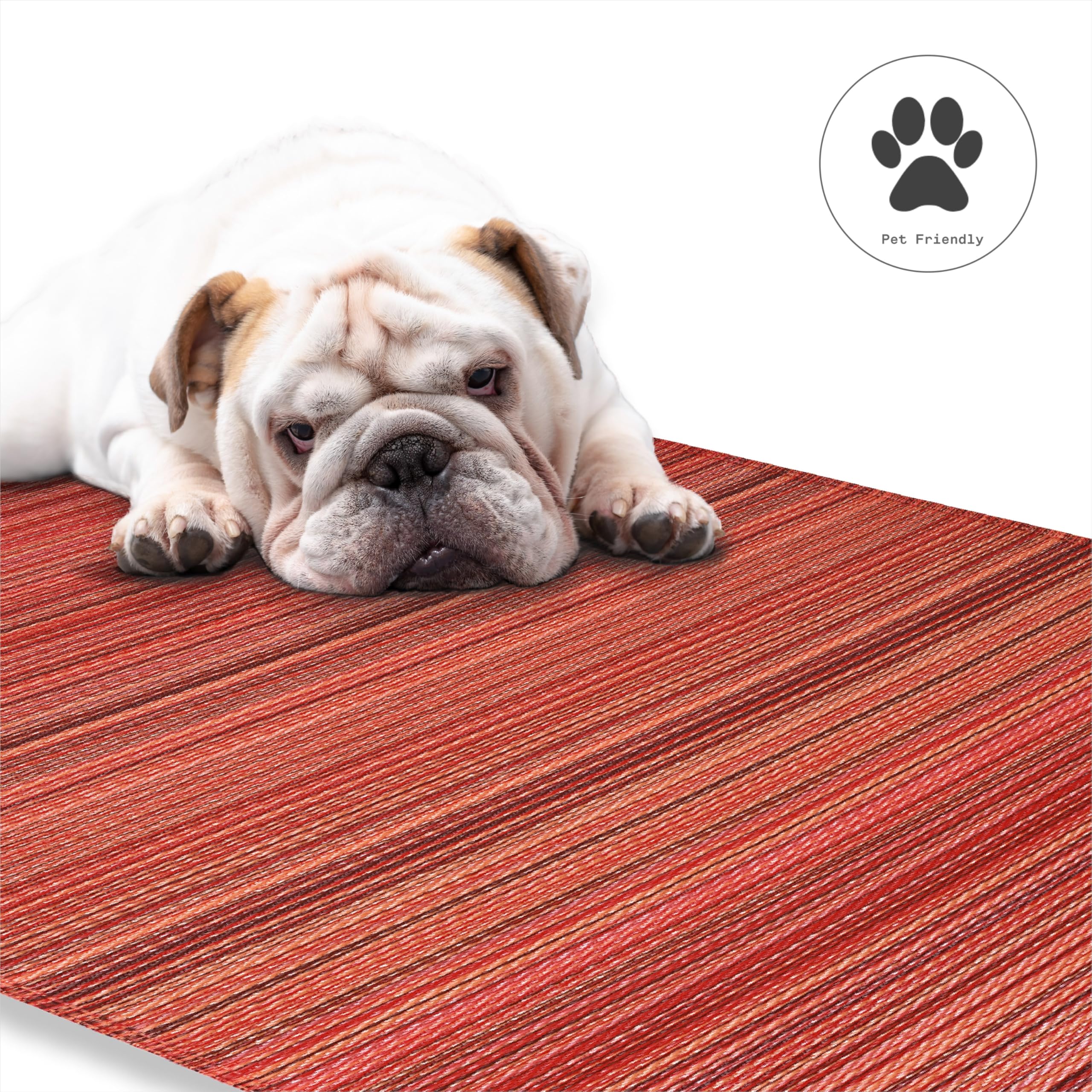 Reversible pattern of Fab Habitat Outdoor Rug 3' x 5'