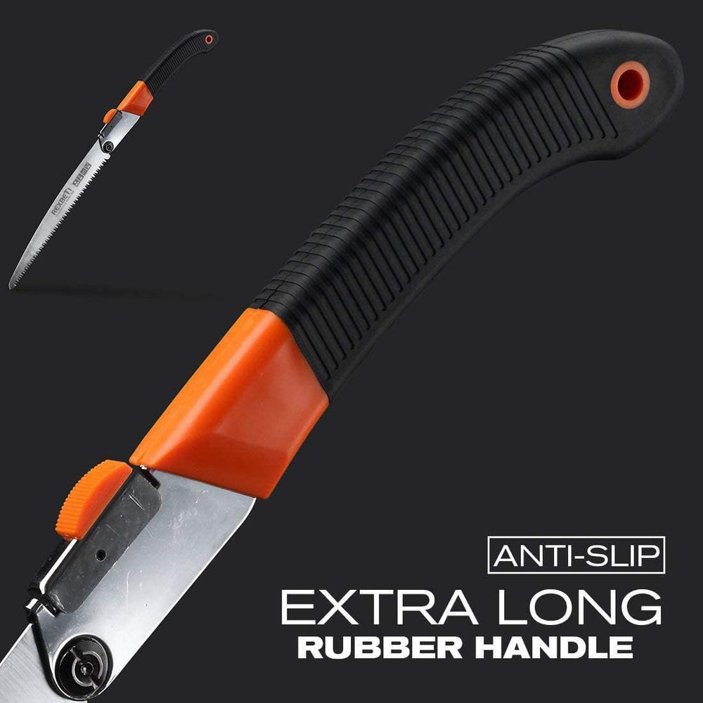 REXBETI 11-Inch Folding Saw packaging showing contents