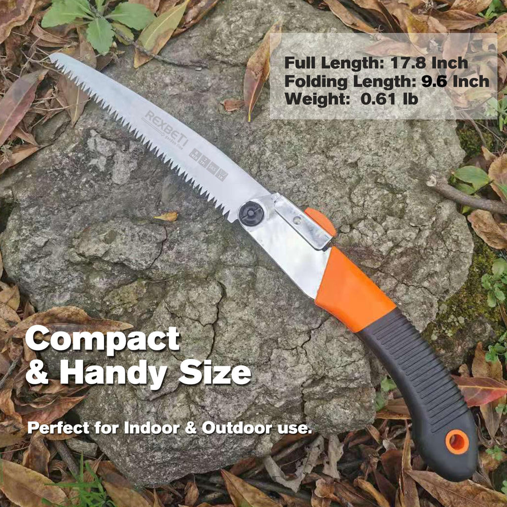 REXBETI pruning saw with SK5 steel blade close-up