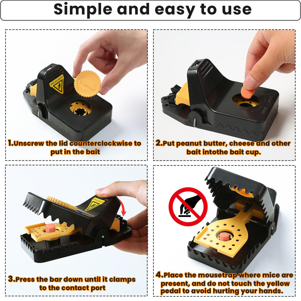 RGBRW Mouse Trap in a garage setting ready for use