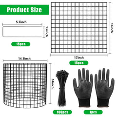 RGJ Plant Protectors with included ground stakes and ties