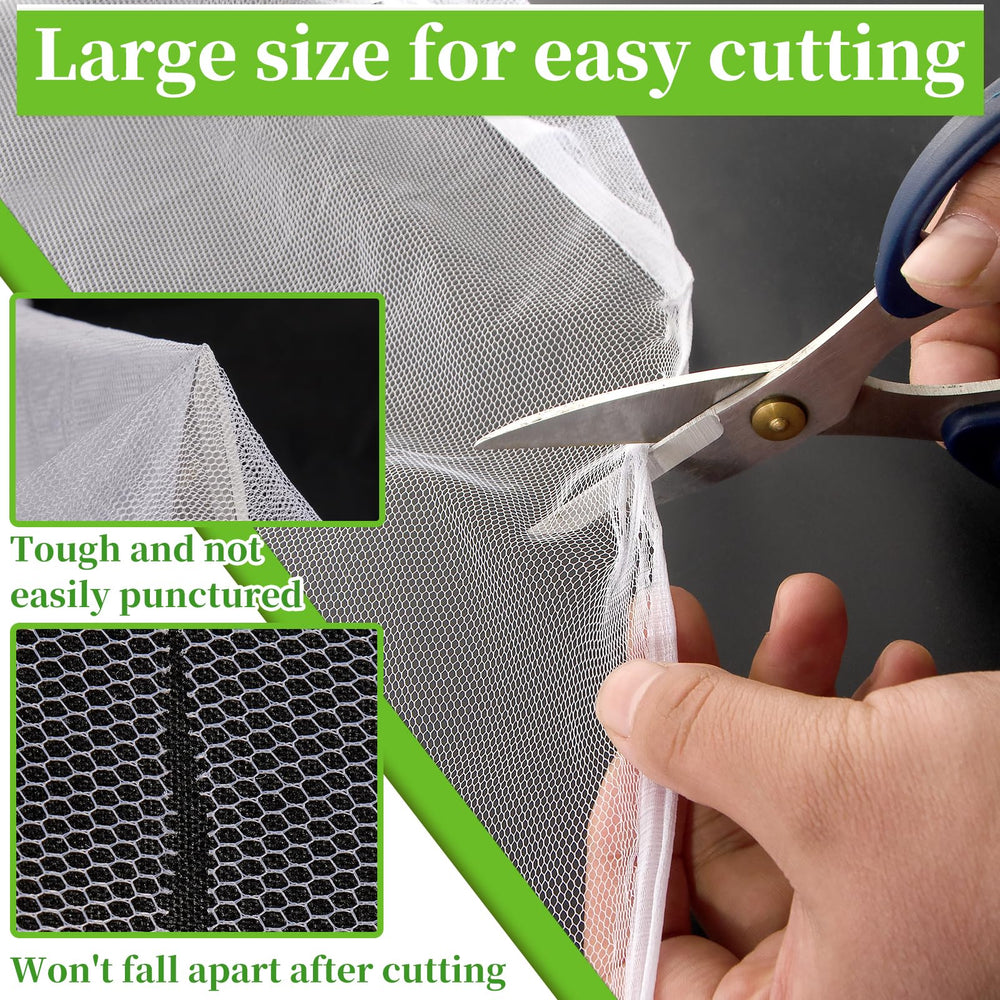 RGQSUN Mosquito Netting 39 x 10 Ft in outdoor setting