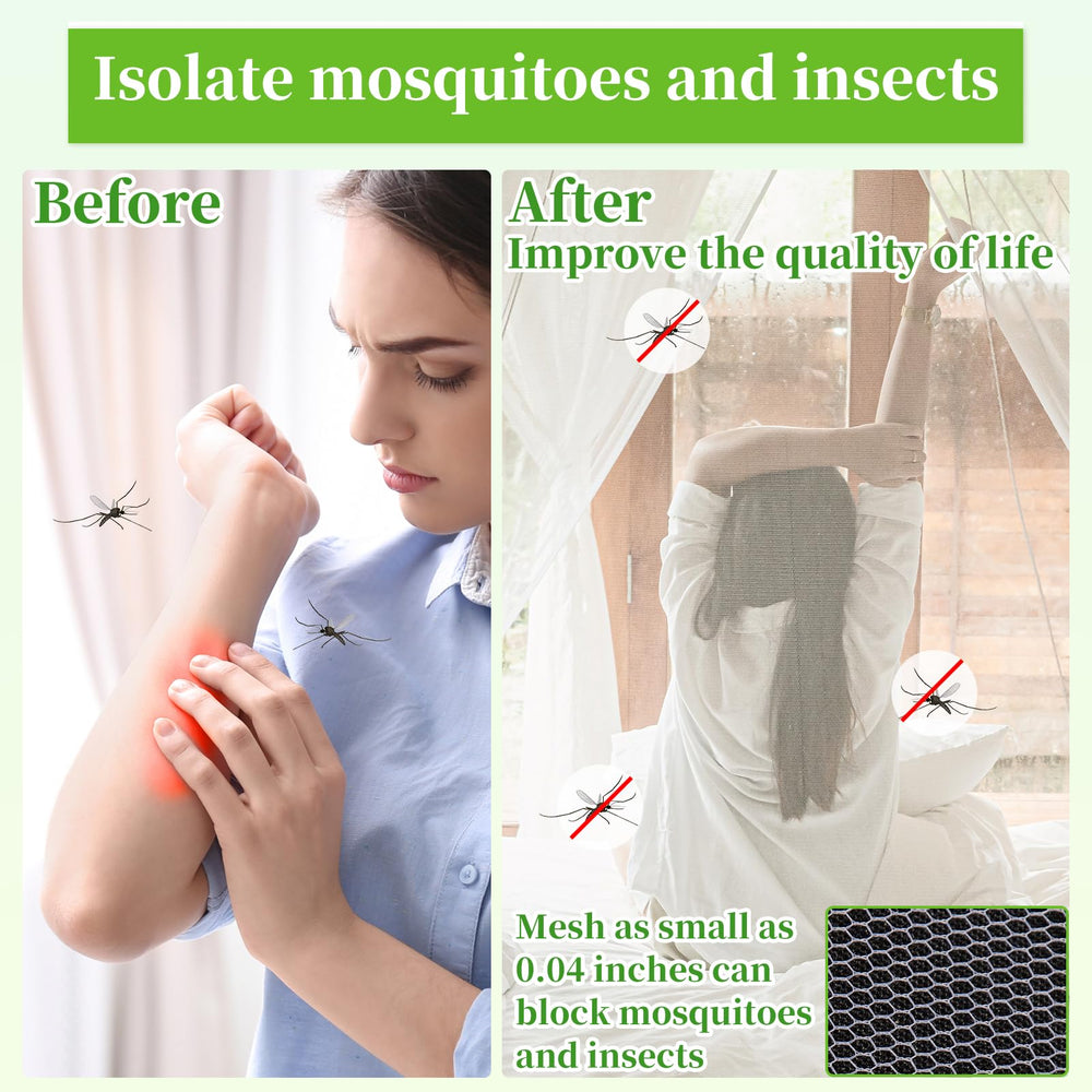 RGQSUN Mosquito Netting 39 x 10 Ft in use at a gazebo