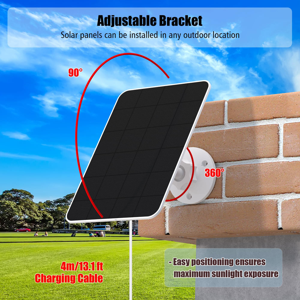 Rhorawill Solar Panel Charger components including cables and screws