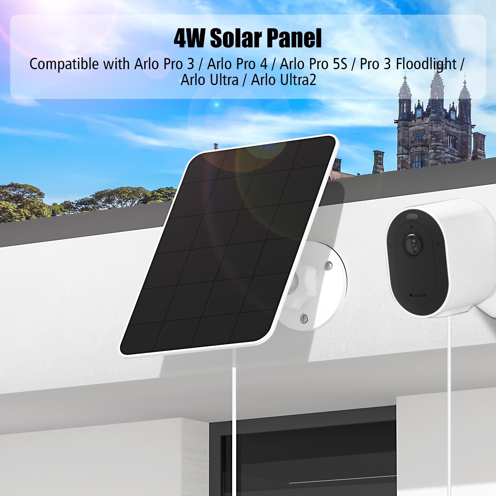 Rhorawill Solar Panel Charger showing the magnetic charging connector