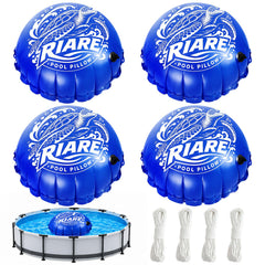 Riare 4pcs Pool Pillows Winter Closing Kit - Blue