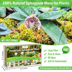Riare 7OZ Sphagnum Moss in packaging