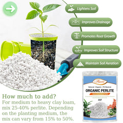 Riare Organic Perlite 2QT in a garden setting