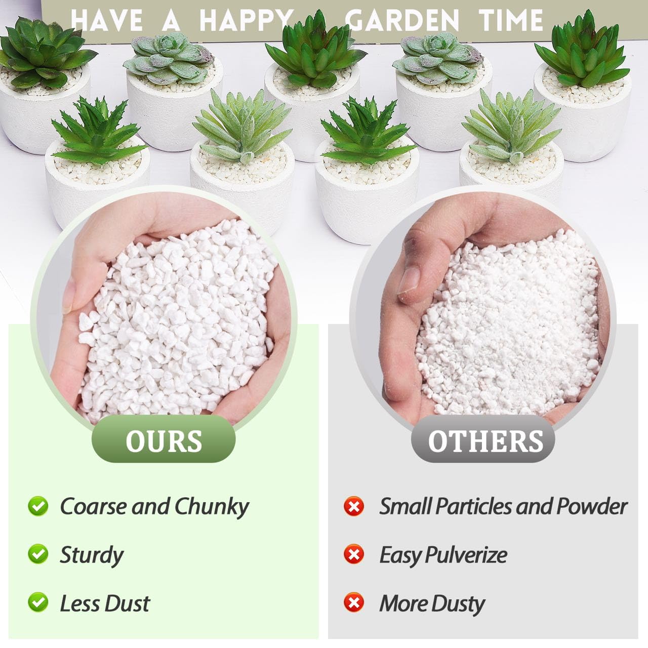 Riare Organic Perlite 2QT mixed with potting soil