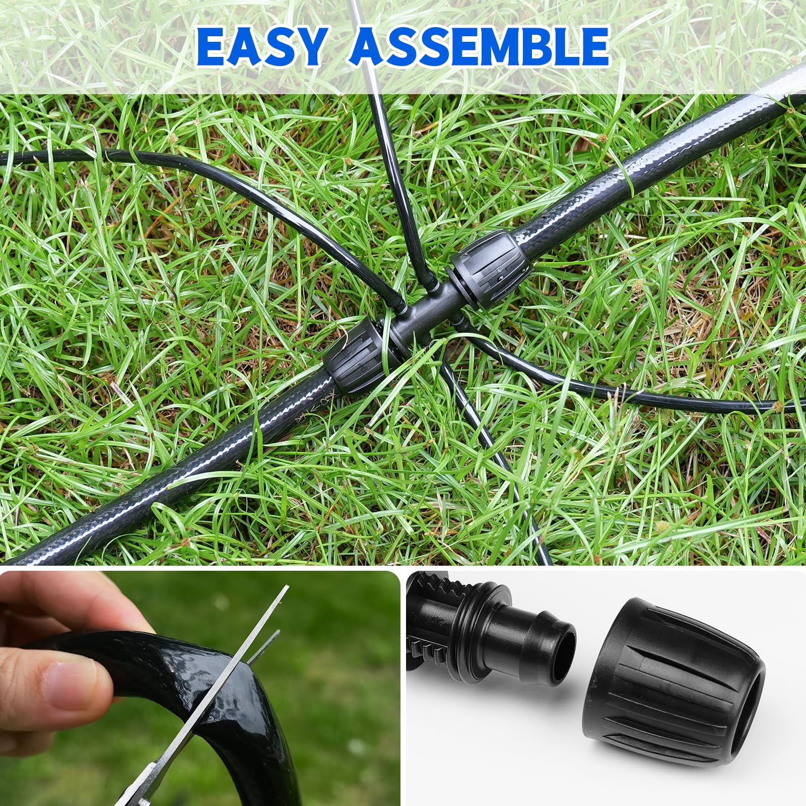 Riboud drip irrigation tubing accessories in packaging