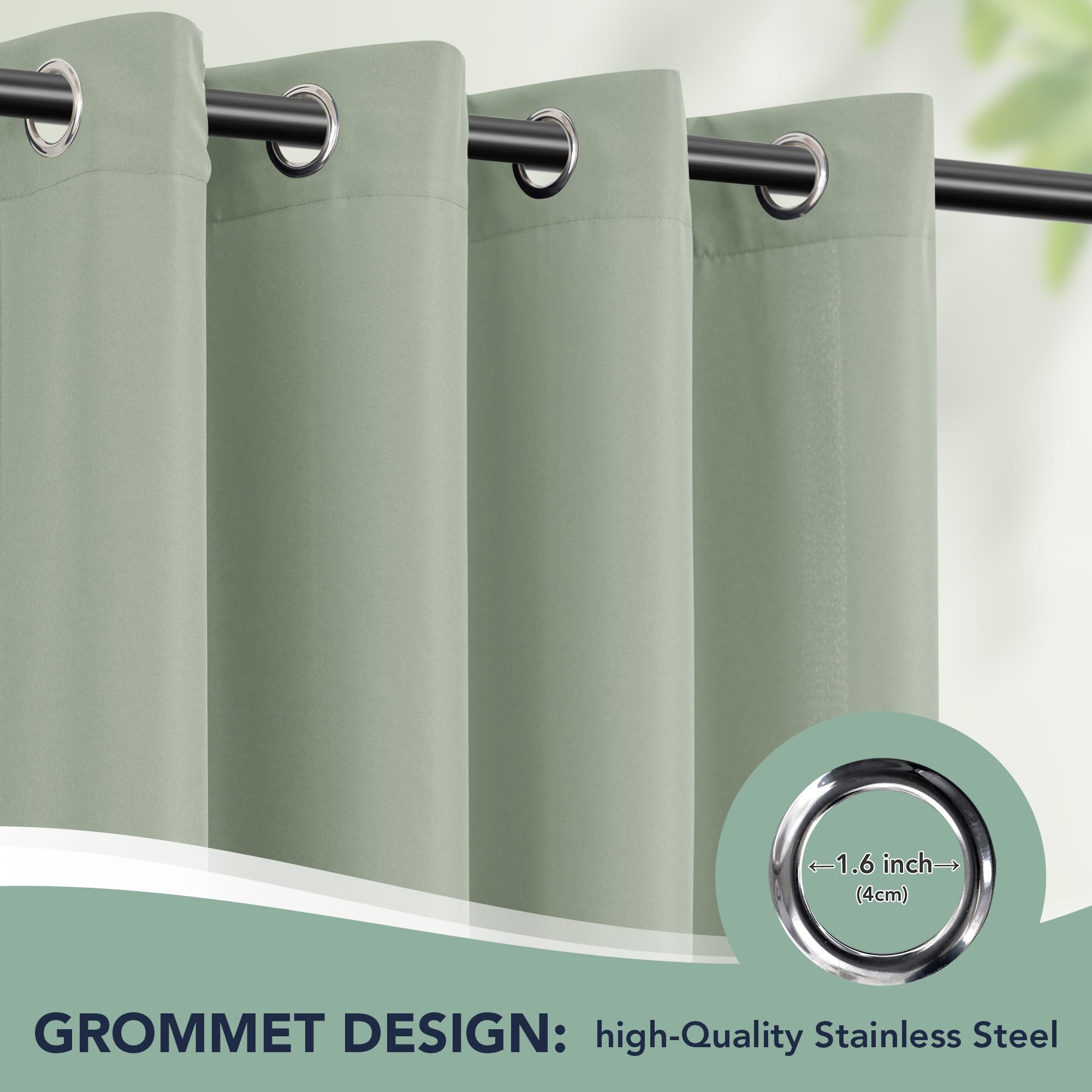 RichSets curtains providing UV protection on sunny day