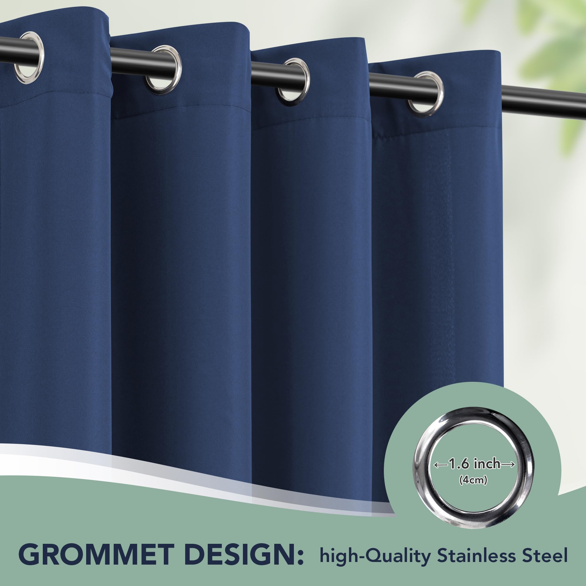 RichSets Outdoor Curtains in a gazebo