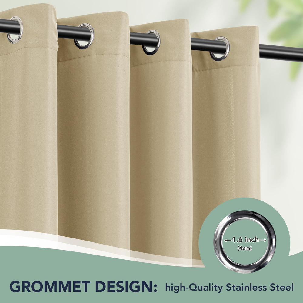 RichSets Outdoor Curtains privacy screen appearance