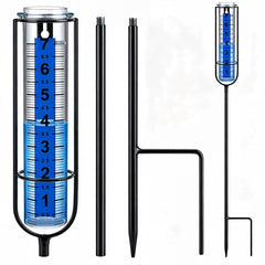Ricihene Rain Gauge outdoor view with clear numbers