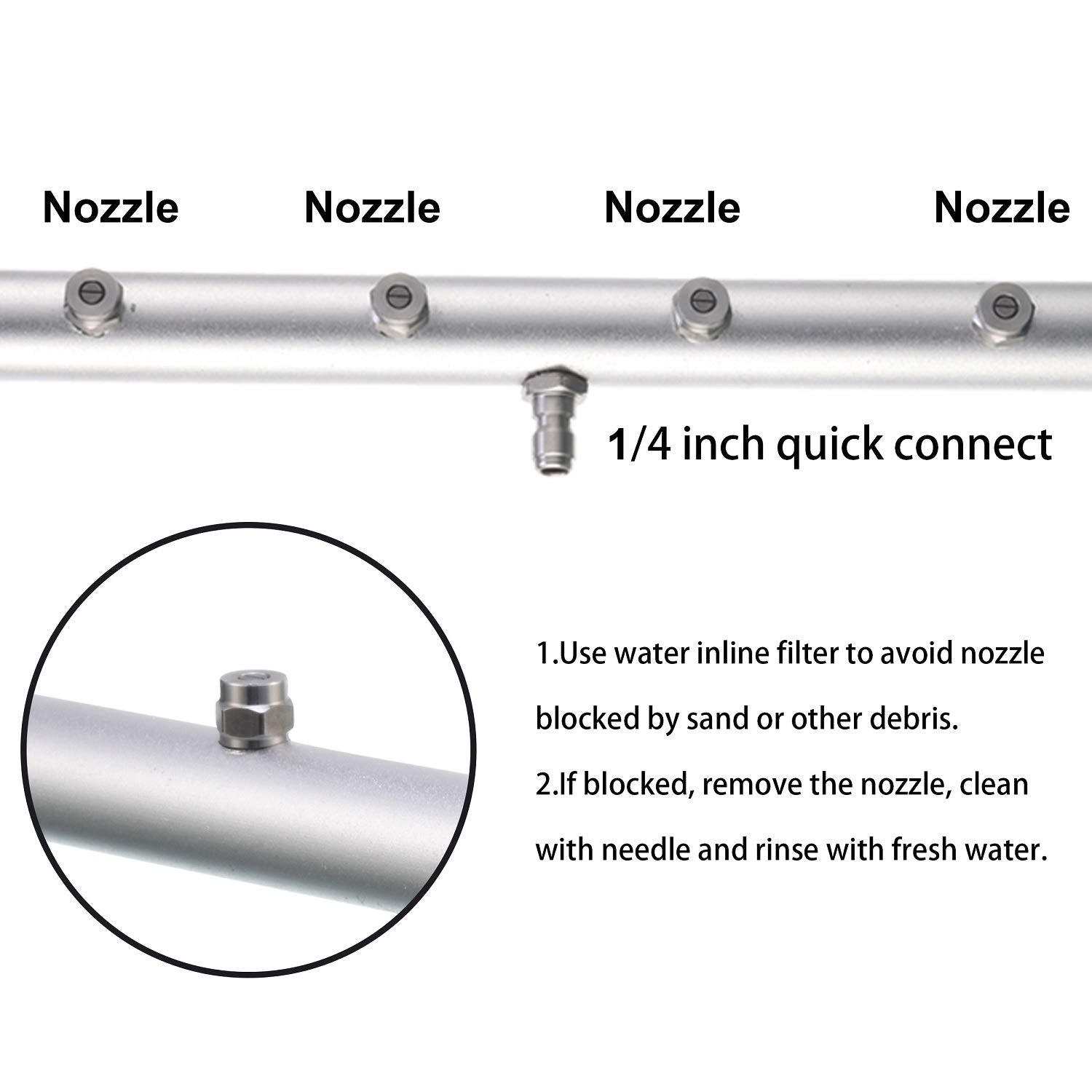 RIDGE WASHER Undercarriage Cleaner with two casters