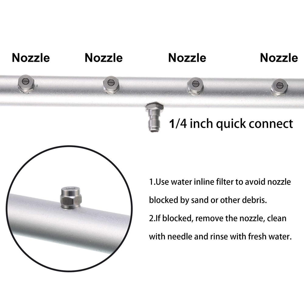 RIDGE WASHER Undercarriage Cleaner with two casters
