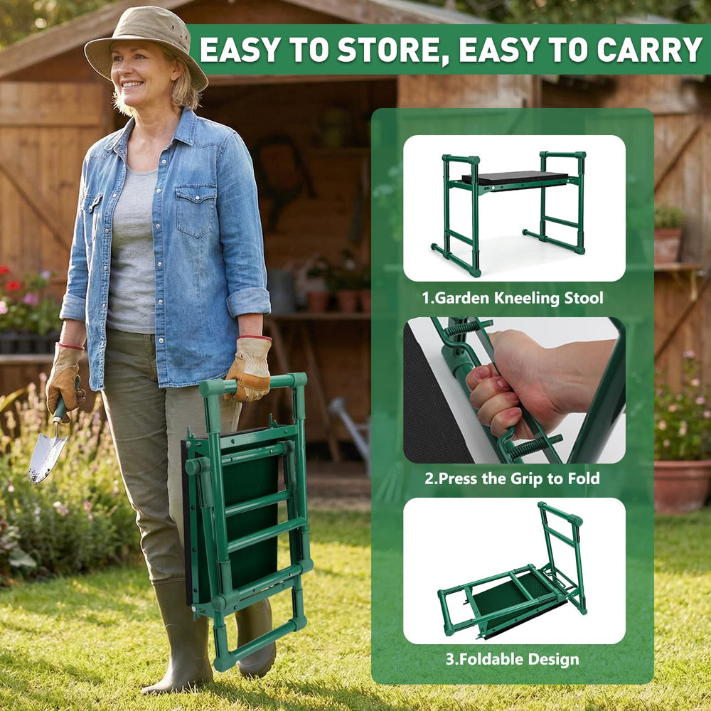RIFPOD Garden Kneeler and Seat in use in a garden