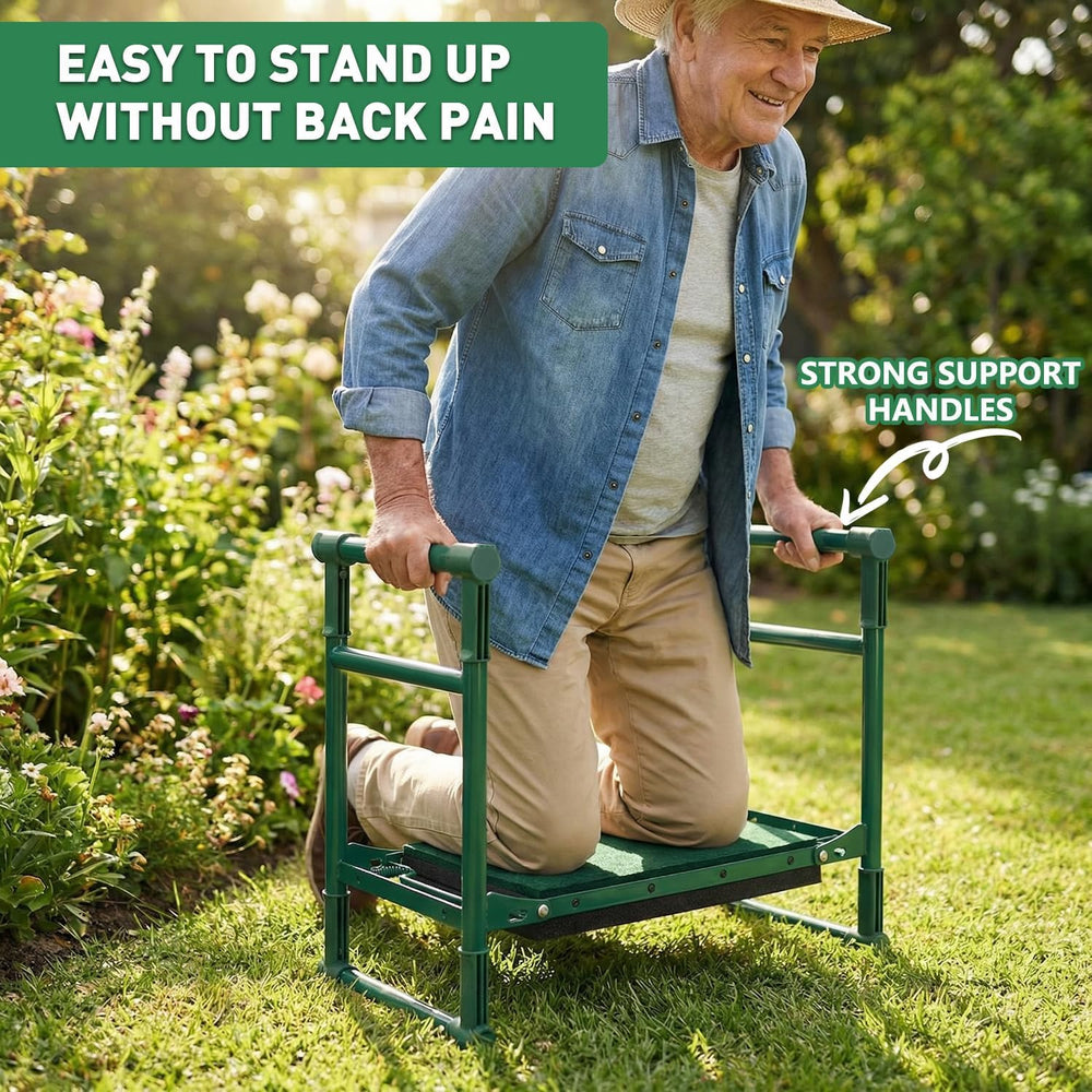 RIFPOD Garden Kneeler and Seat showing extendable legs