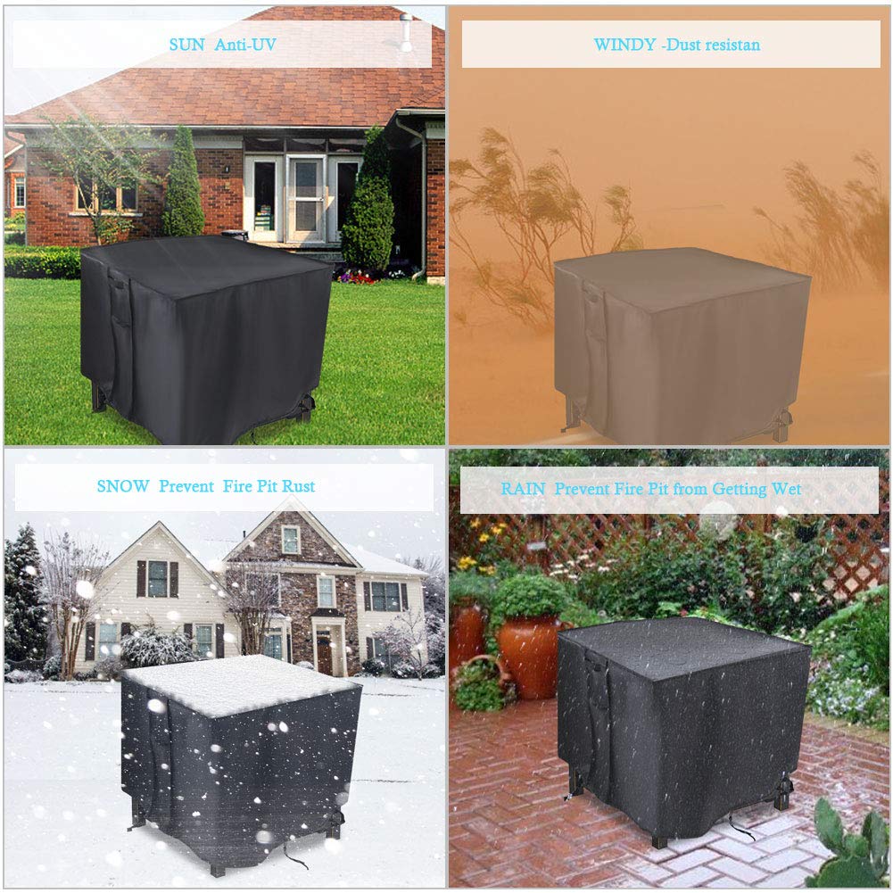 Rilime Fire Pit Cover packaging details