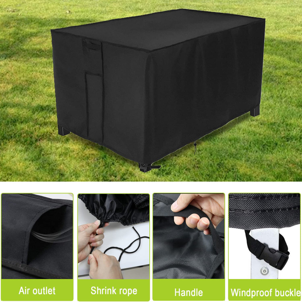 Rilime fire pit cover showing reinforced handles