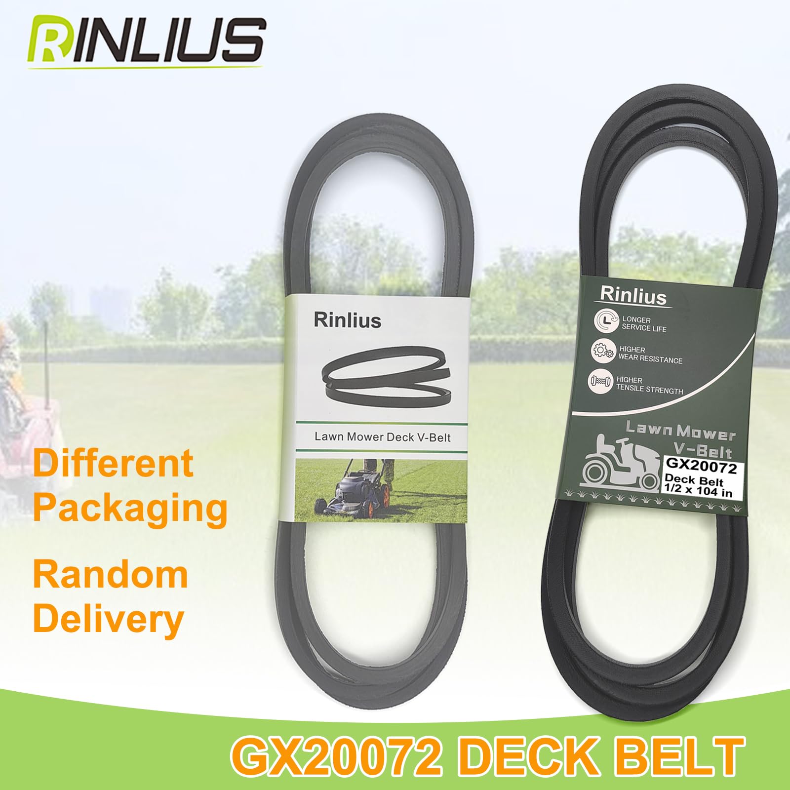 Rinlius GX20072 Mower Deck Belt installation process