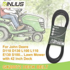 Rinlius GX20072 Mower Deck Belt packaging