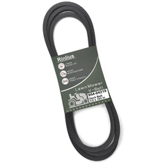 Rinlius Mower Deck Belt 954-04219 front view, black rubber material