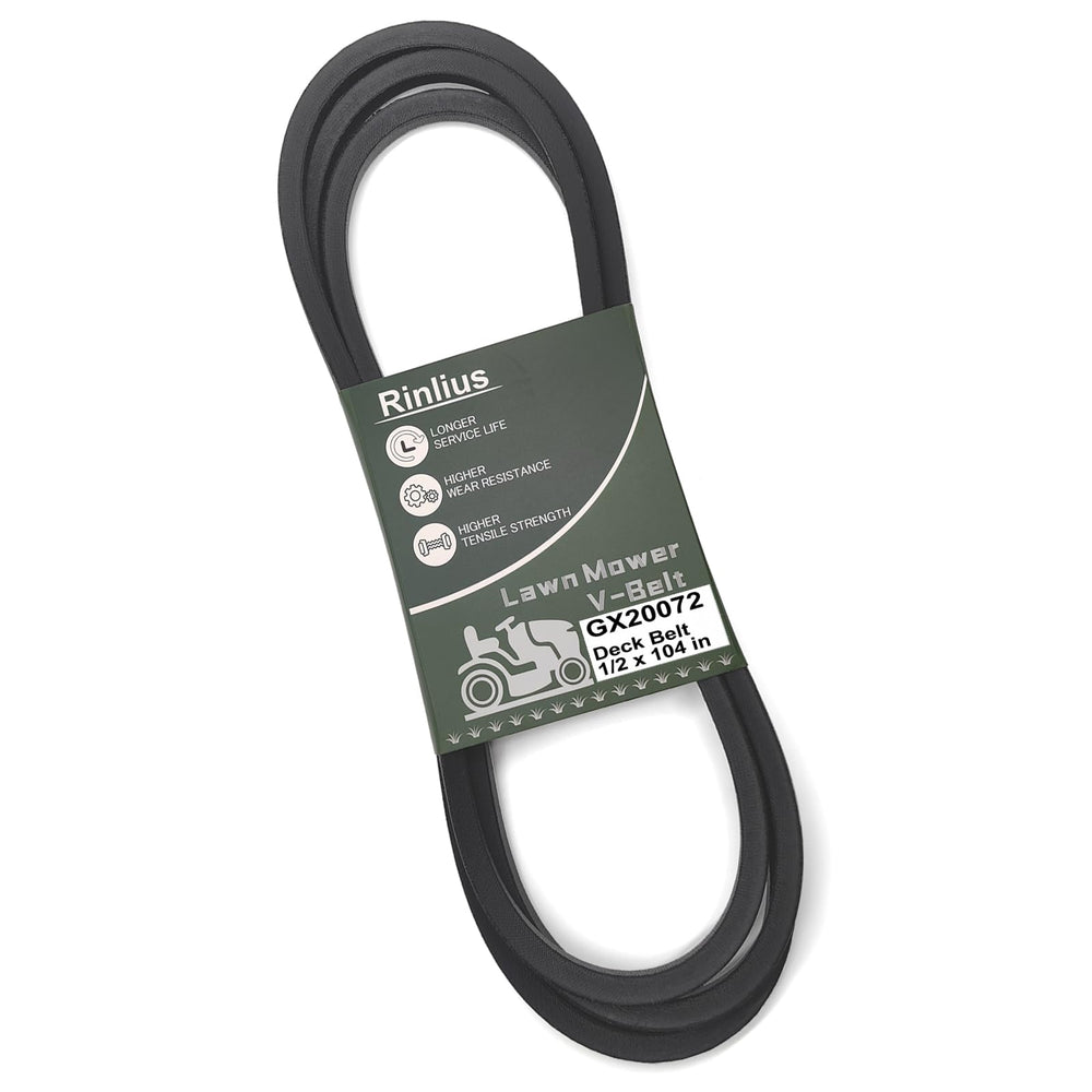 Rinlius Mower Deck Belt GX20072 front view