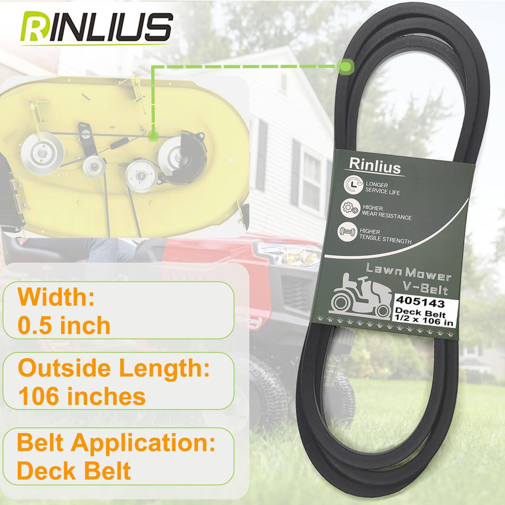 Rinlius Mower Deck Belt installation guide