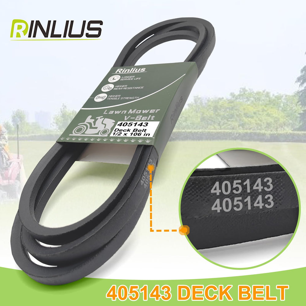 Rinlius Mower Deck Belt on Husqvarna lawn mower