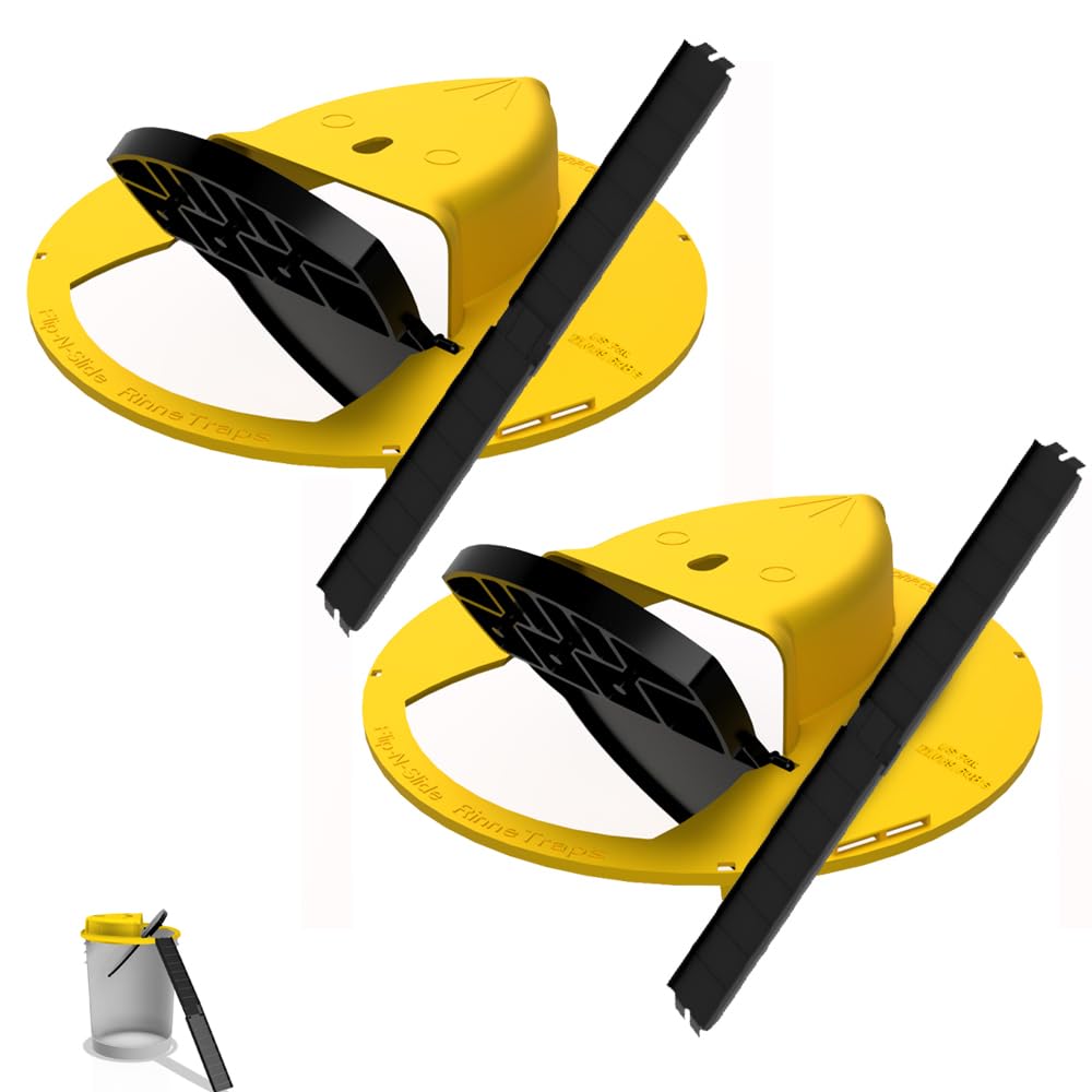 RinneTraps Flip N Slide Bucket Lid Mouse Trap front view