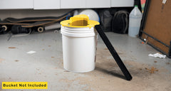 RinneTraps Flip N Slide Mouse Trap setup on bucket