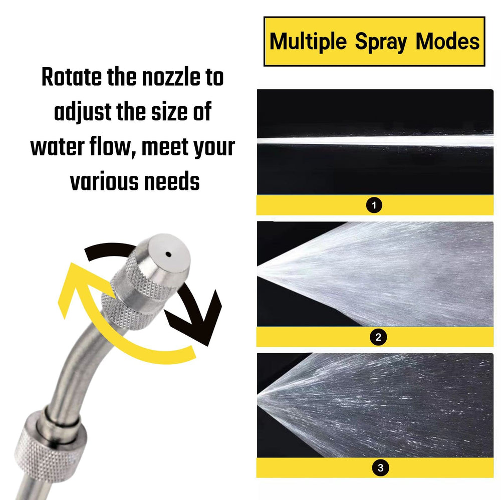 Riomhorry 29'' Sprayer Wand close-up of adjustable nozzle