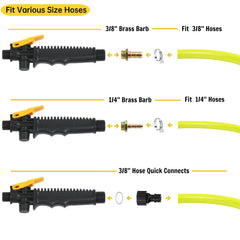Riomhorry 29'' Sprayer Wand with included stainless hose clamps
