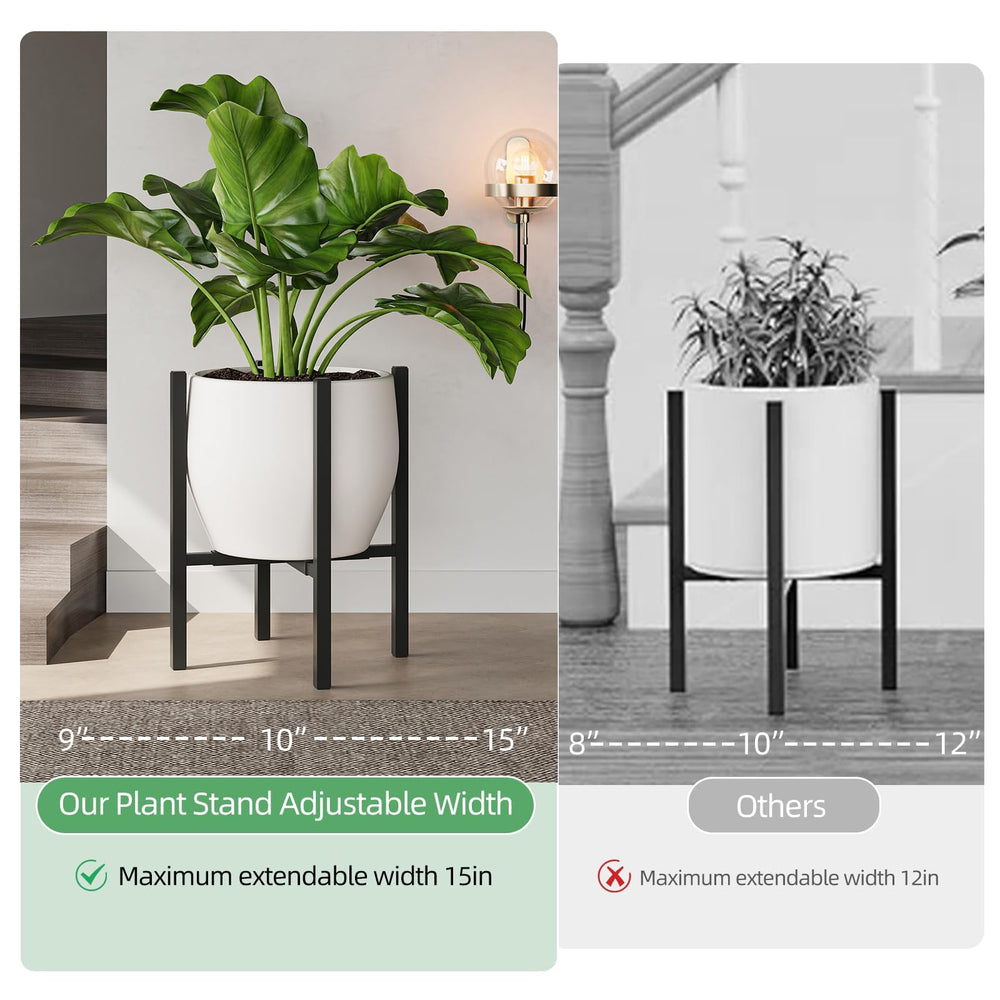 Rioneta plant stand with multiple houseplants displayed