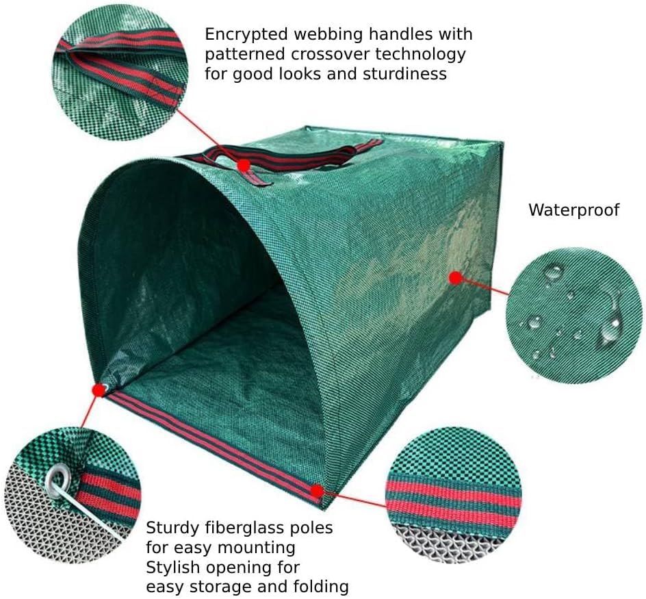 RISETEX Heavy-Duty Yard Waste Bag with sturdy handles