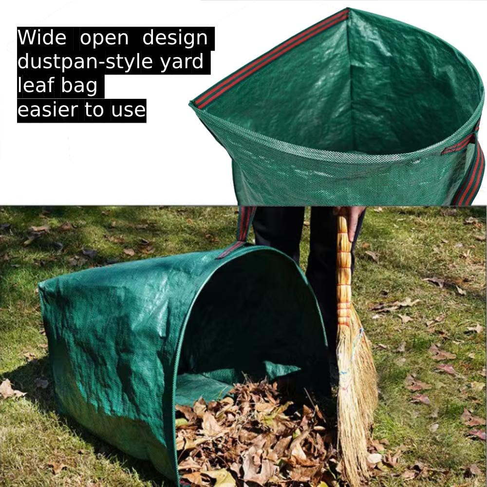 RISETEX Yard Waste Bag being carried to a compost bin