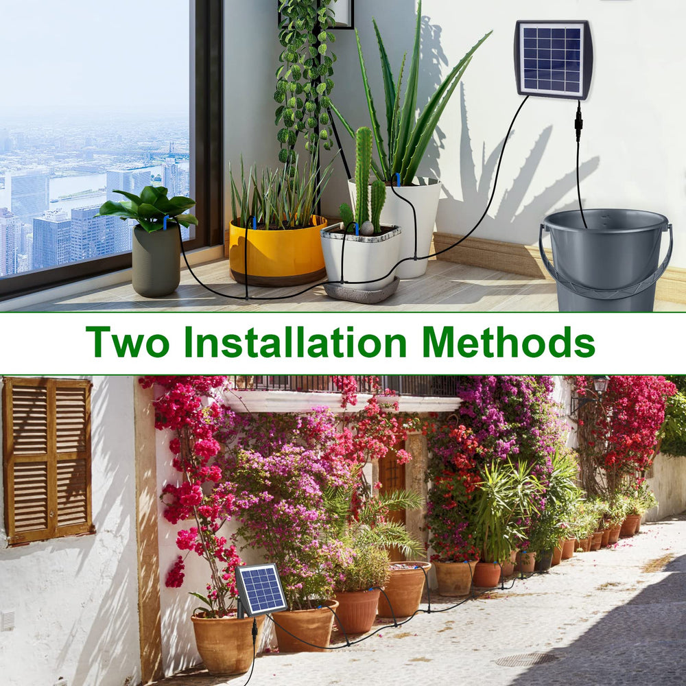 RISINGUP irrigation system with precision drippers in use