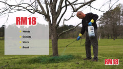 RM18 Fast-Acting Weed Killer ready-to-use spray solution