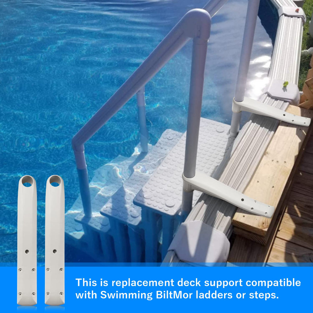 RO6G Deck Support 160-0001PG in use with BiltMor ladder