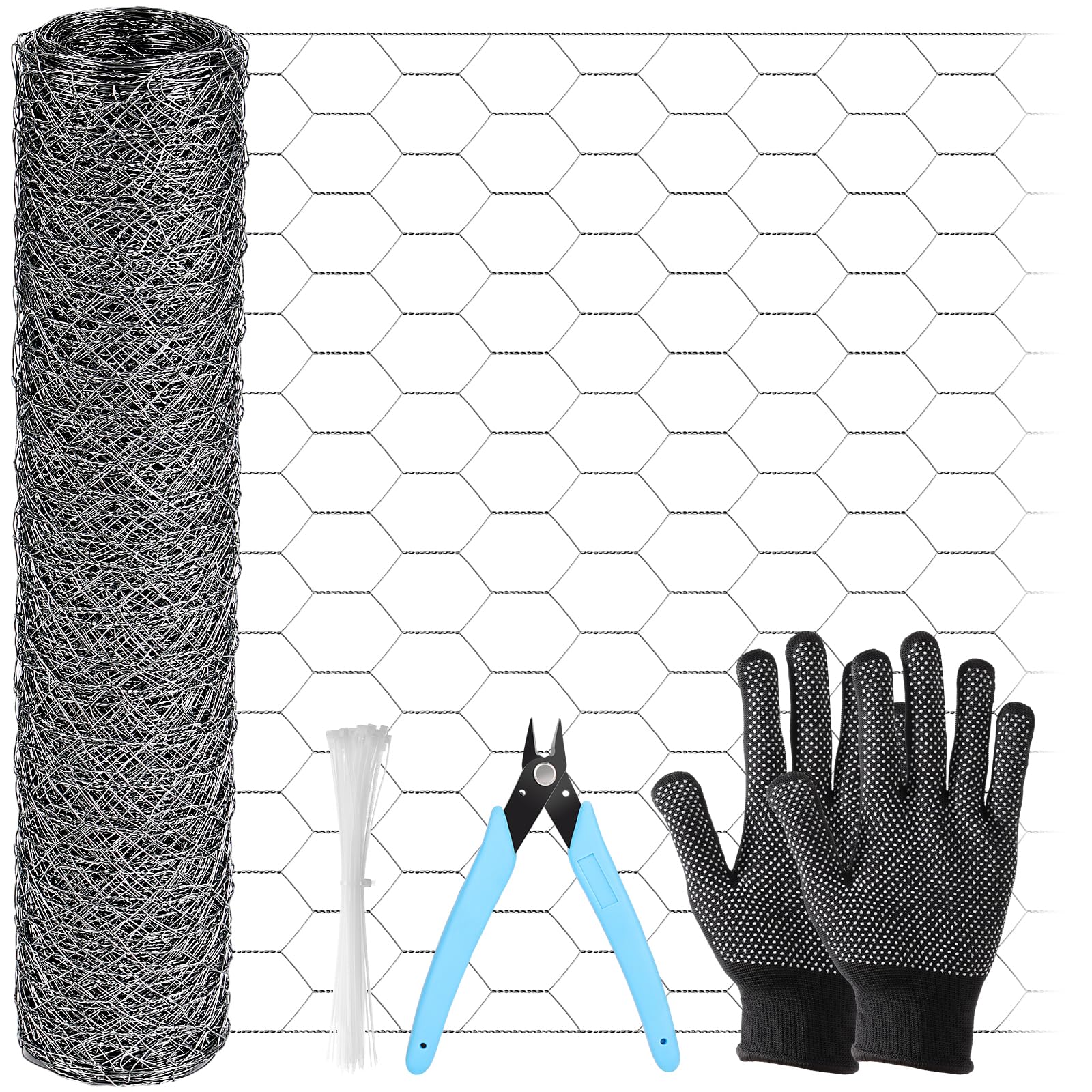 ROADPLUM Chicken Wire Mesh 13.8 x 157 in roll front view