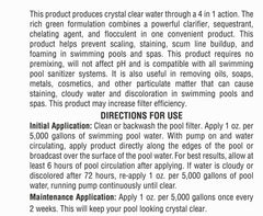 Robelle 1 Quart Pool Clarifier bottles side view
