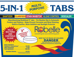 Robelle chlorine tablet in automatic feeder