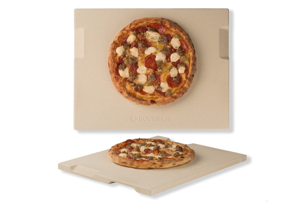 ROCKSHEAT Pizza Stone 15x12 inch front view