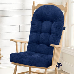 ROFIEJOX Rocking Chair Cushion in dark blue, front view